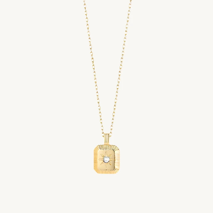 Celestial Gold Pendant Necklace