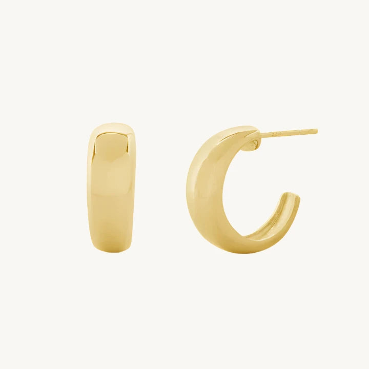 Classic Gold Hoops