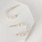 Freshwater Pearl Hoops