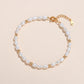 Freshwater Pearl and Gold Beaded Bracelet