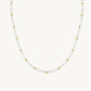 Freshwater Pearl and Gold Beaded Necklace