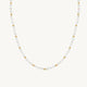 Freshwater Pearl and Gold Beaded Necklace