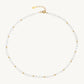 Freshwater Pearl and Gold Beaded Necklace