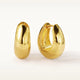 Golden Queen Chunky Hoops