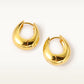 Golden Queen Chunky Hoops